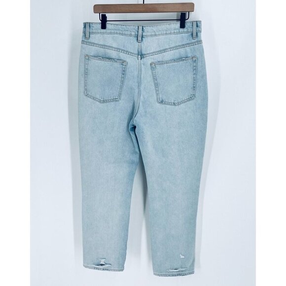 Lovers And Friends Reece High Rise Rigid Slim Straight Jean Size 31 Button Fly - Picture 2 of 13